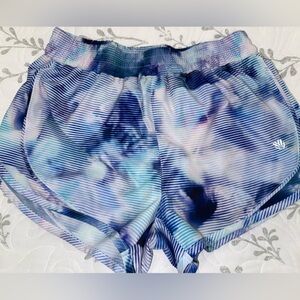 Forever 21 Blue and White Striped Running Shorts